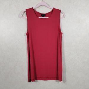 04196 J. Jill true red longer length tank top S NWT